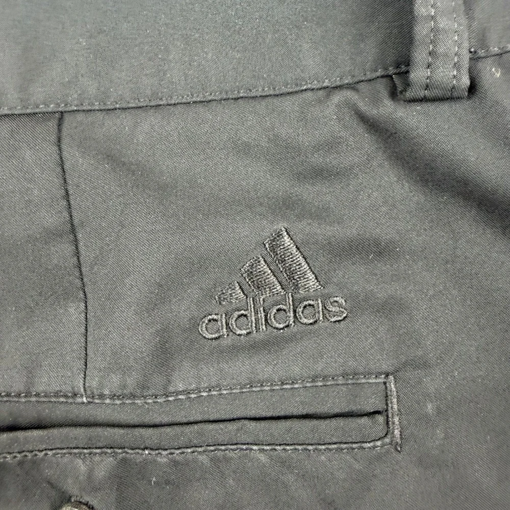 Adidas Golf Shorts Men's 36 Black Climalite Flat Front‎ Performance Athletic